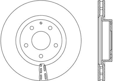 OPEN PARTS bda272920 -  Тормозной диск